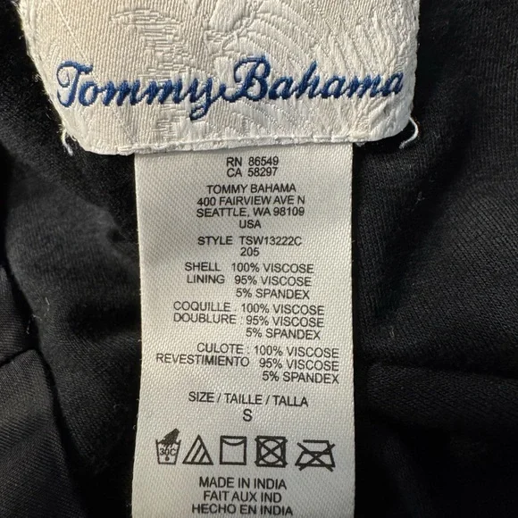 Tommy Bahama Black Sheath Maxi Dress for Cocktail Nights - Picture 6 of 6